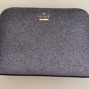 Kate Spade Burgess Court Glitter Cosmetics Case